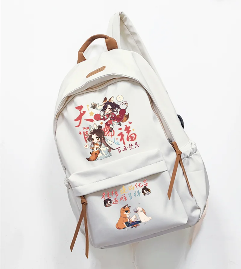 Tian Guan Ci Fu Anime Backpack Schoolbag Heaven Official’s Blessing Hua Cheng Xie Lian Cosplay Student Cute Shoulder Bag Gift