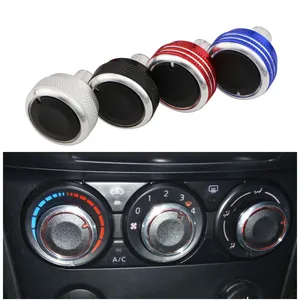 Nút điều hòa không khí của Aluminum Alloy Car, điều khiển nhiệt, Nút AC cho Honda City, 2008, 2009, 2010, 2011, 2012, 2013, 2014, 3PCS Bán hàng phụ kiện chính của thành phố Honda 2011 - 5