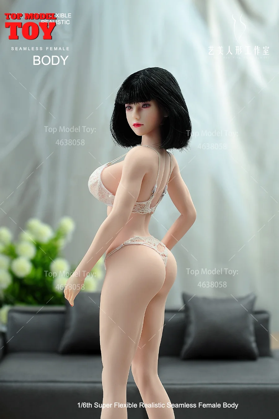 1/6 메이크업 빅 브레스트 섹시 플럼프 머슬 타입 소녀 소프트 바디 생리적 디테일 포함 12인치 여성 군인 액션 피규어 인형