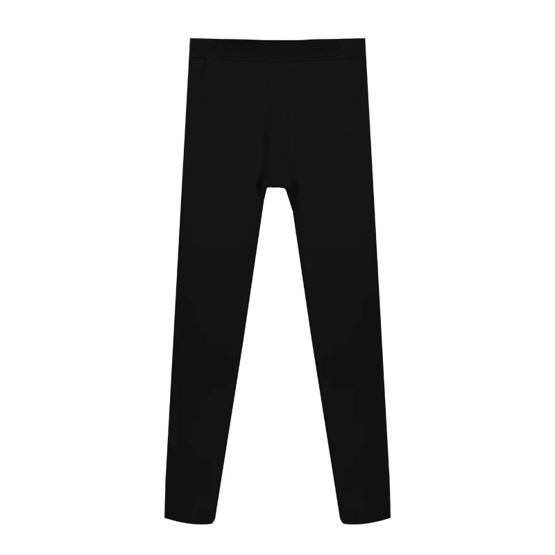 Fleece-Verdickte Thermohose für Herren Herbst und Winter Kälteschutz-Unterwäsche Wolle Maulbeerseide Nahtlose Einteilige Herren-Leggings Lange Unterhose