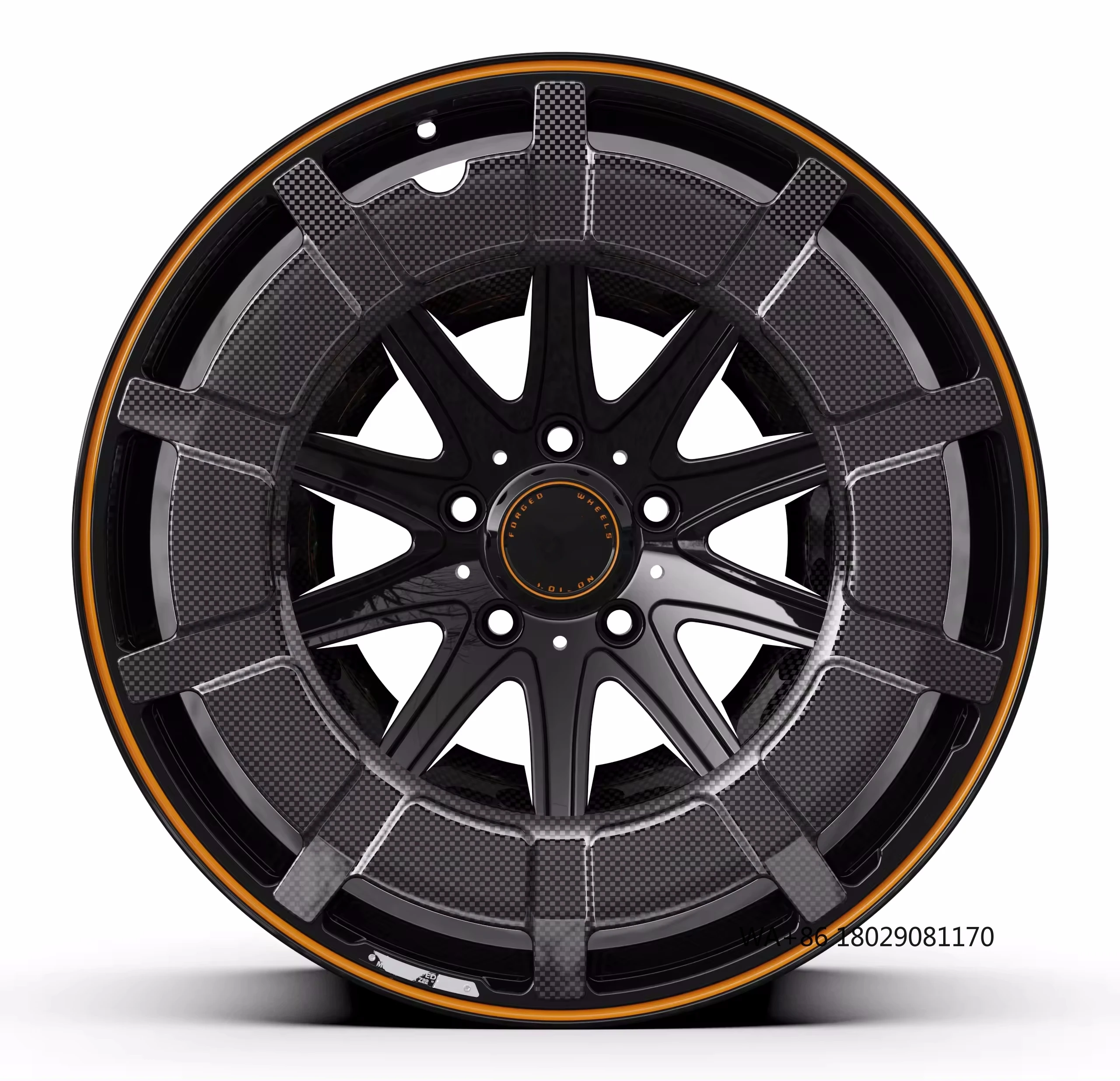 

Custom Full Face Alloy Car Wheels 6061-T6 Monoblock 17"-26" Aluminum Forged Carbon Fiber Cap Car
