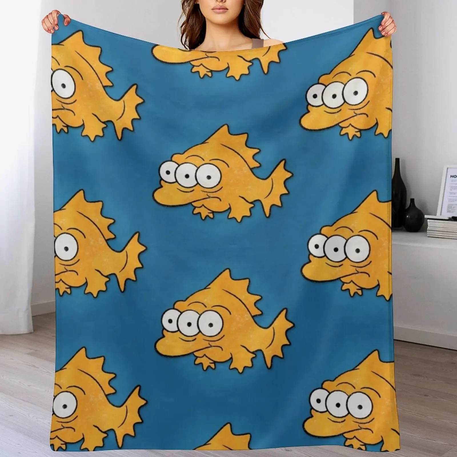 

Blinky Throw Blanket Soft Warm Blanket Gift for Men Women Adults