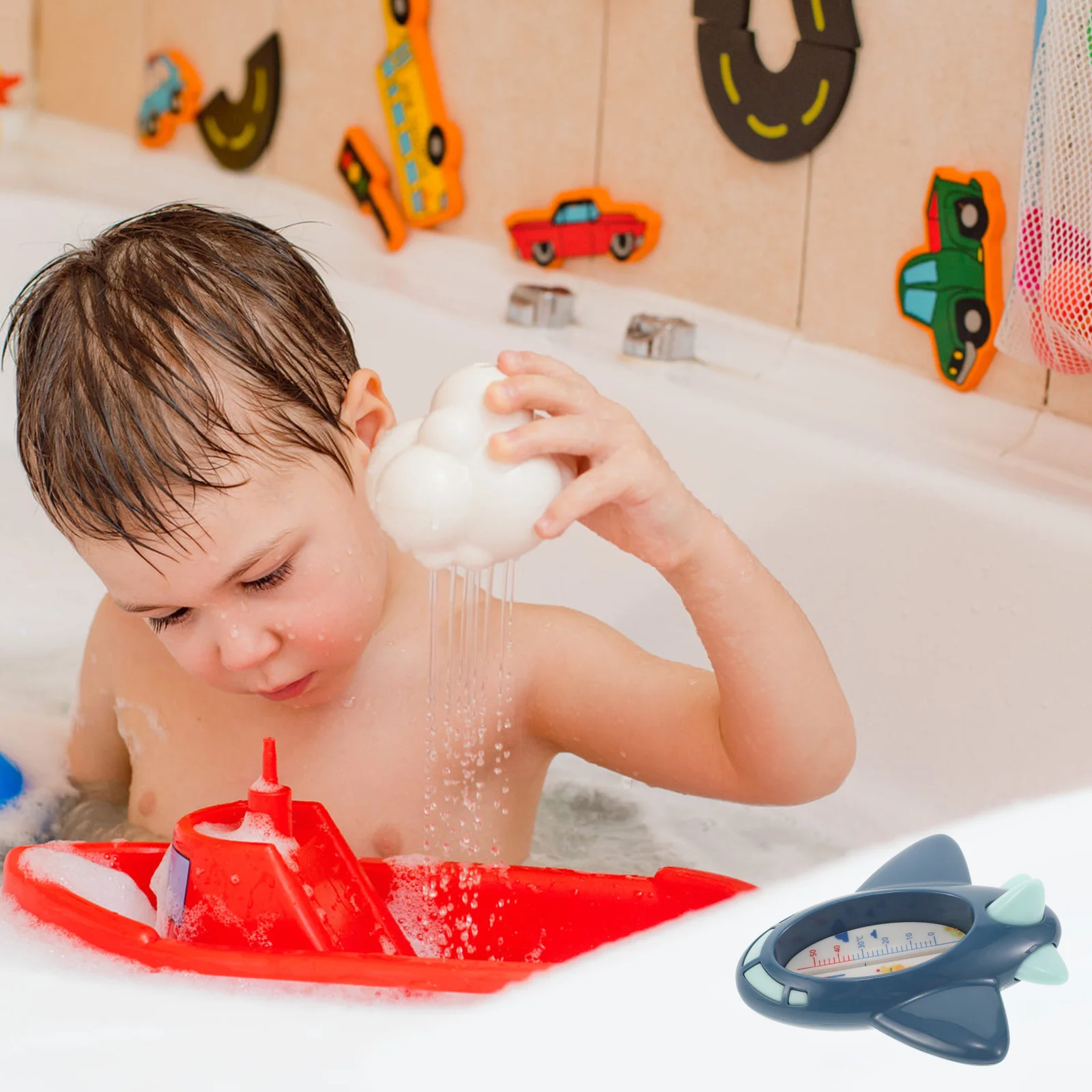 

Baby Bath Temperature Thermometer Waterproof Accurate Water Temperature Gauge for Newborns Toddlers Safe Bath Time Monitoring