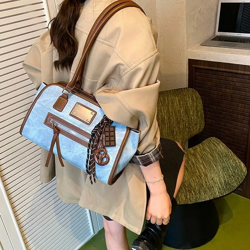 حقيبة حمل الخريف الجديدة لعام 2025 - محفظة كروس/تحت الإبط للنساء، حقيبة عمل واسعة، أساسية للتنقل الأنيق