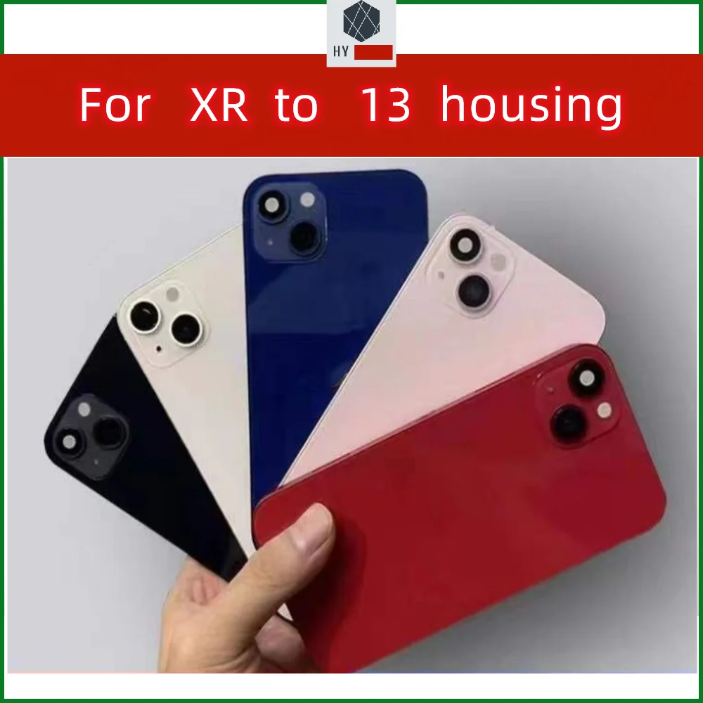 housing For XR Like 13 14 Housing XR Up To 13  Housing For XR To 14 Back DIY Back Cover Housing Battery Middle Frame Replacement