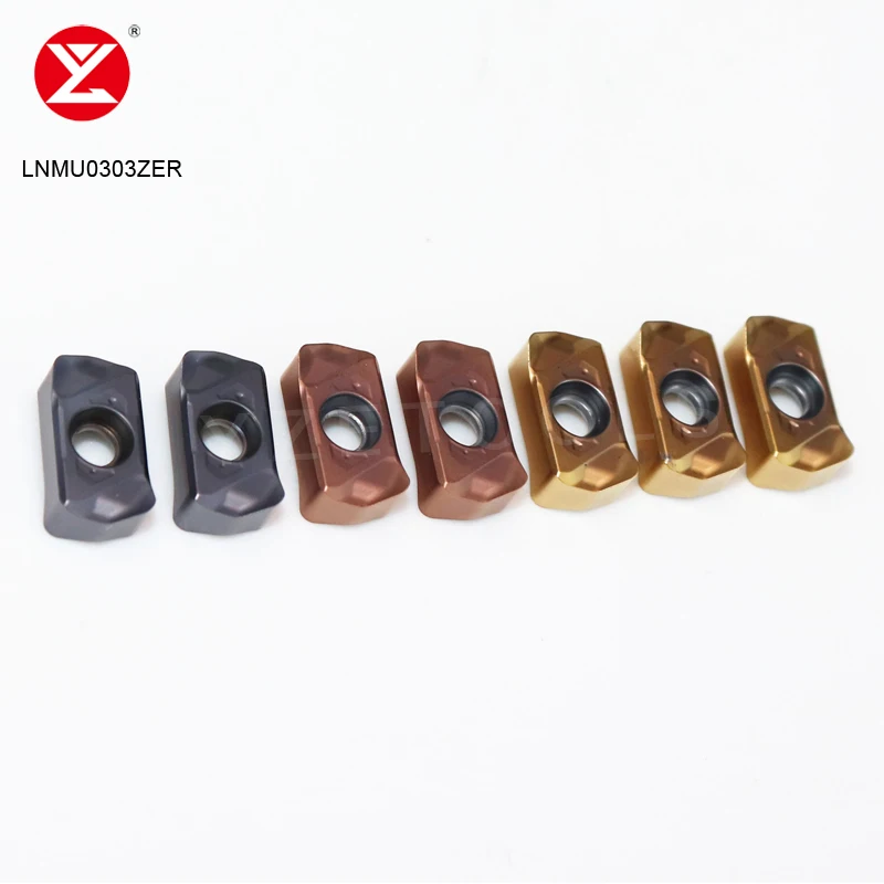 CNC Tool LNMU0303ER Double Face Cutter Carbide Fast Forward to Milling Inserts Thread head EXN03R Stainless steel cast