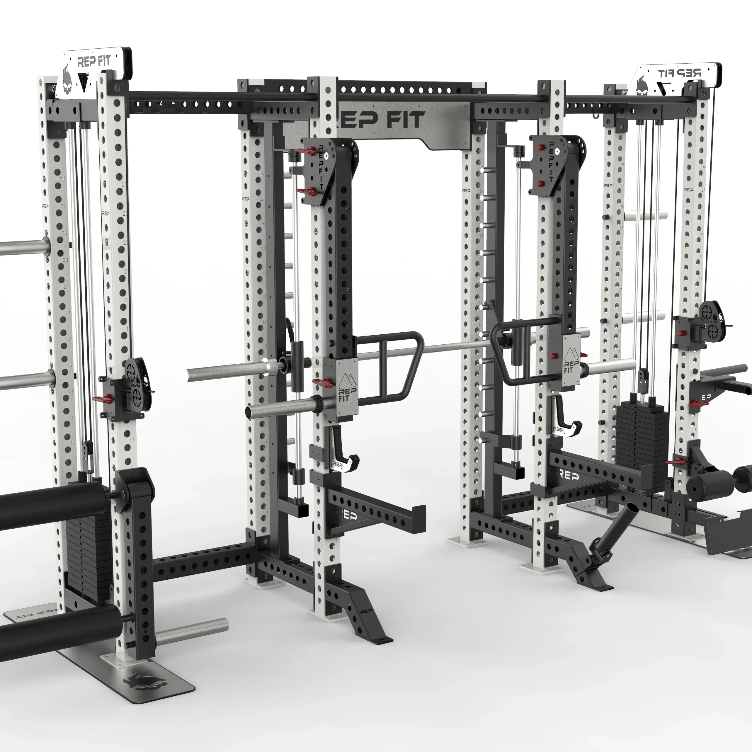 China supplier wholesale gym club commercial fitness equipment multifunctional integrated training rack (8 racks upright)