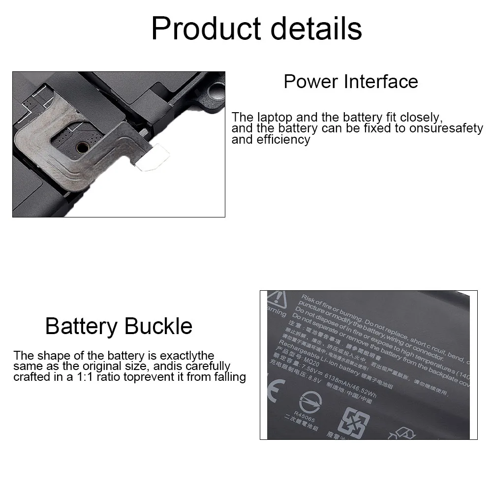 New DYNM04 MQ20 Laptop Battery For Microsoft Surface Pro 9 1996 1997 2032 2038 M1163985-018