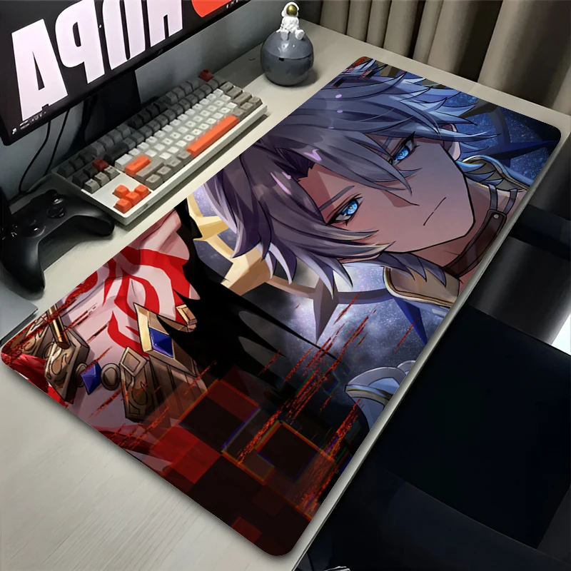 

Gaming Mouse Pad Honkai Star Rail Phainon Office Carpet Mouse Mats Gamer Desk Accessories Computer Table Pads PC carpet Mousepad