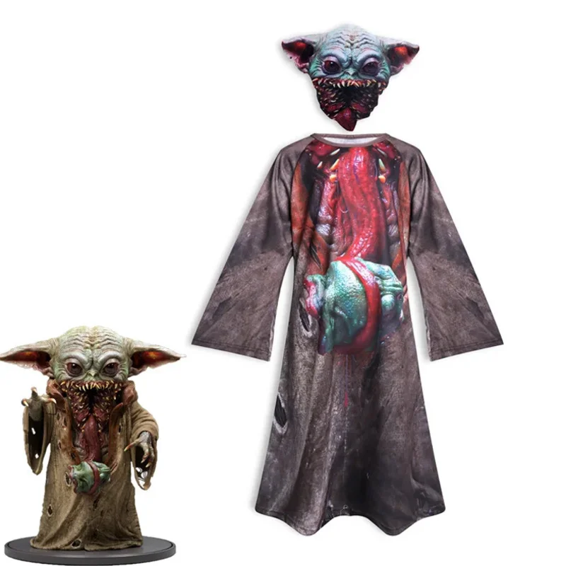 

zz04zz12Your Pet Mogwai Gremlins боди для Хэллоуина, карнавала, вечеринки, ужасов, наряд с маской из Gizmo, хит продаж, научно-фантастические фильмы