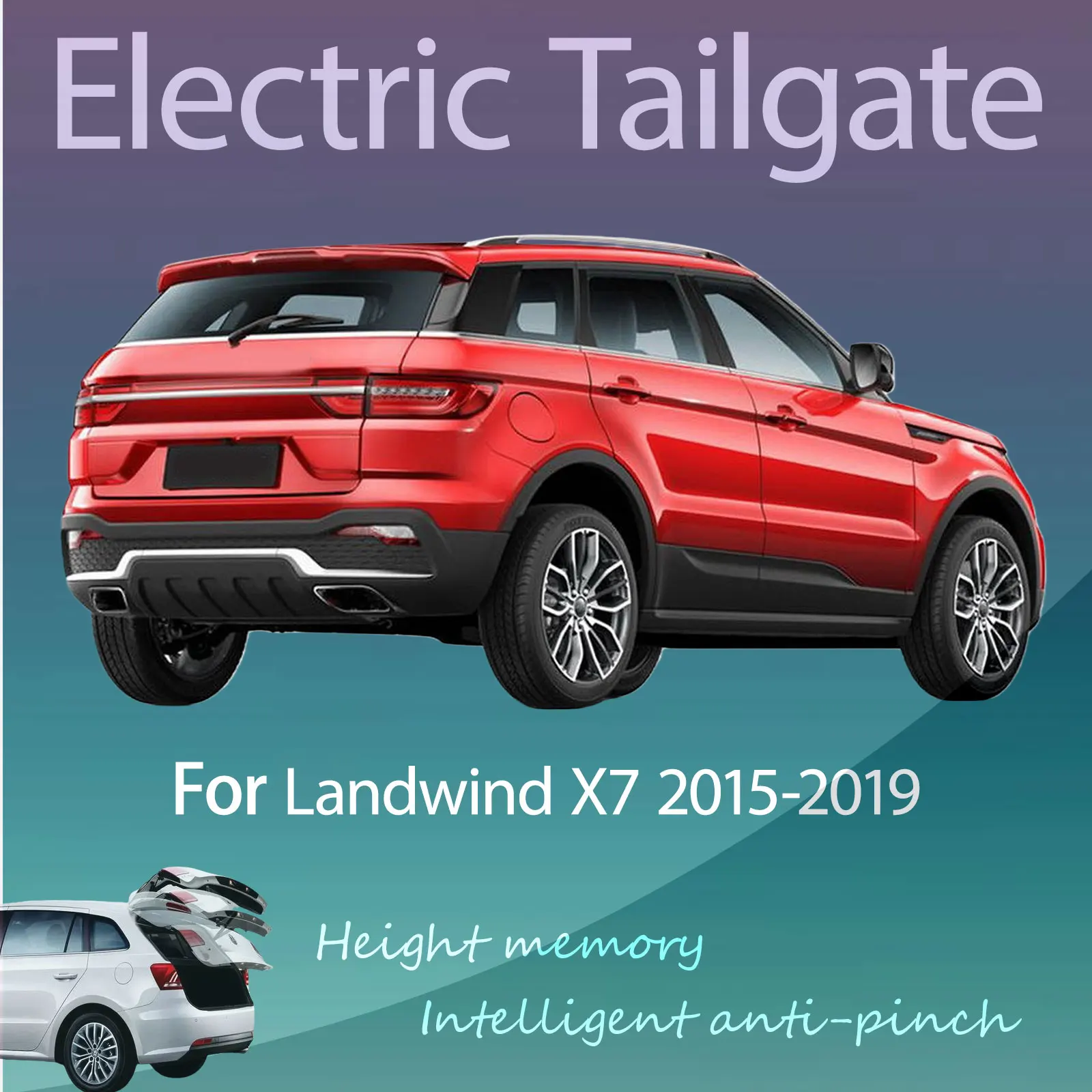 Para Landwind X7 2015-2019 puerta trasera eléctrica con Sensor de maletero altura de memoria antipellizco operación inteligente