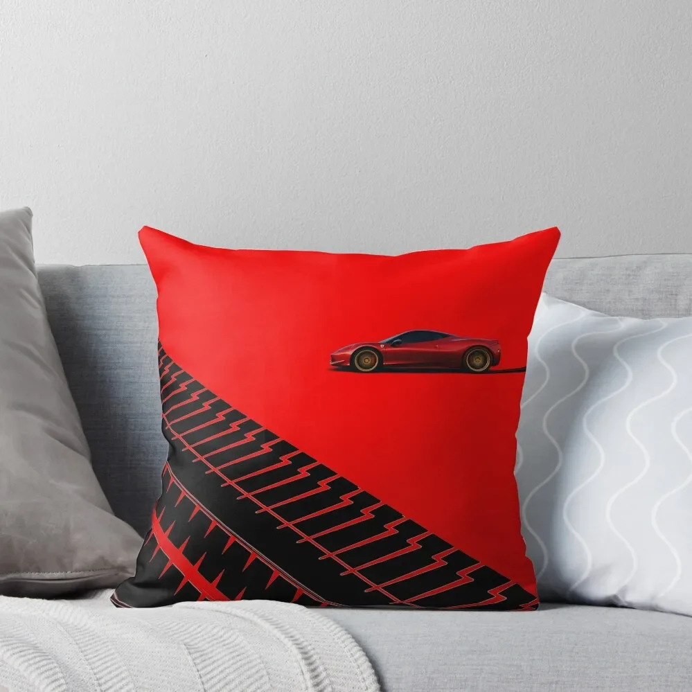 

Sports car tire tread red deSign Throw Pillow Marble Cushion Cover Sofa Cushion Cover pillow