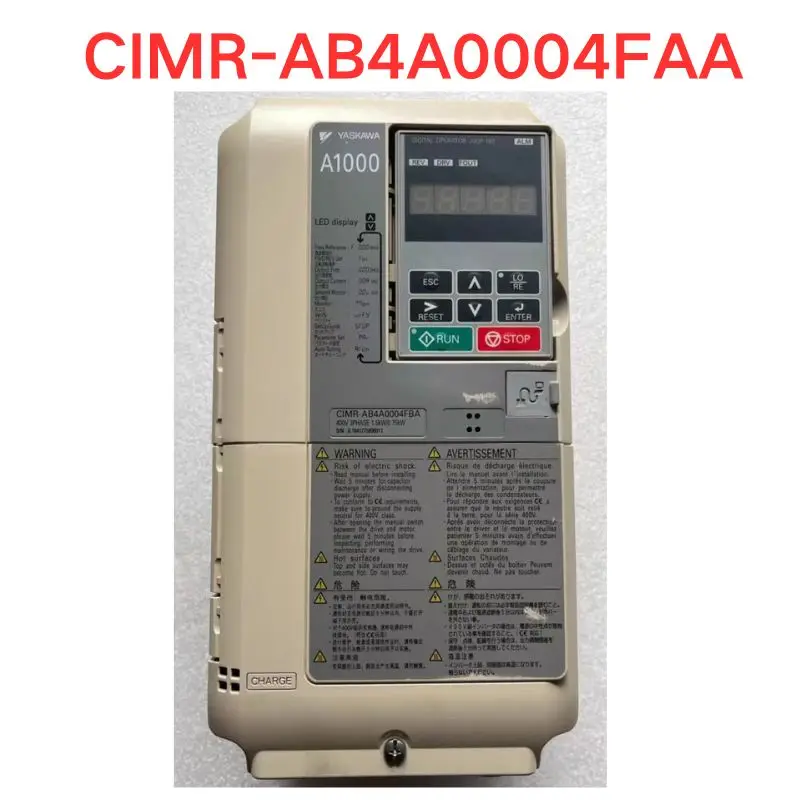 

Used CIMR-AB4A0004FAA inverter Functional test OK