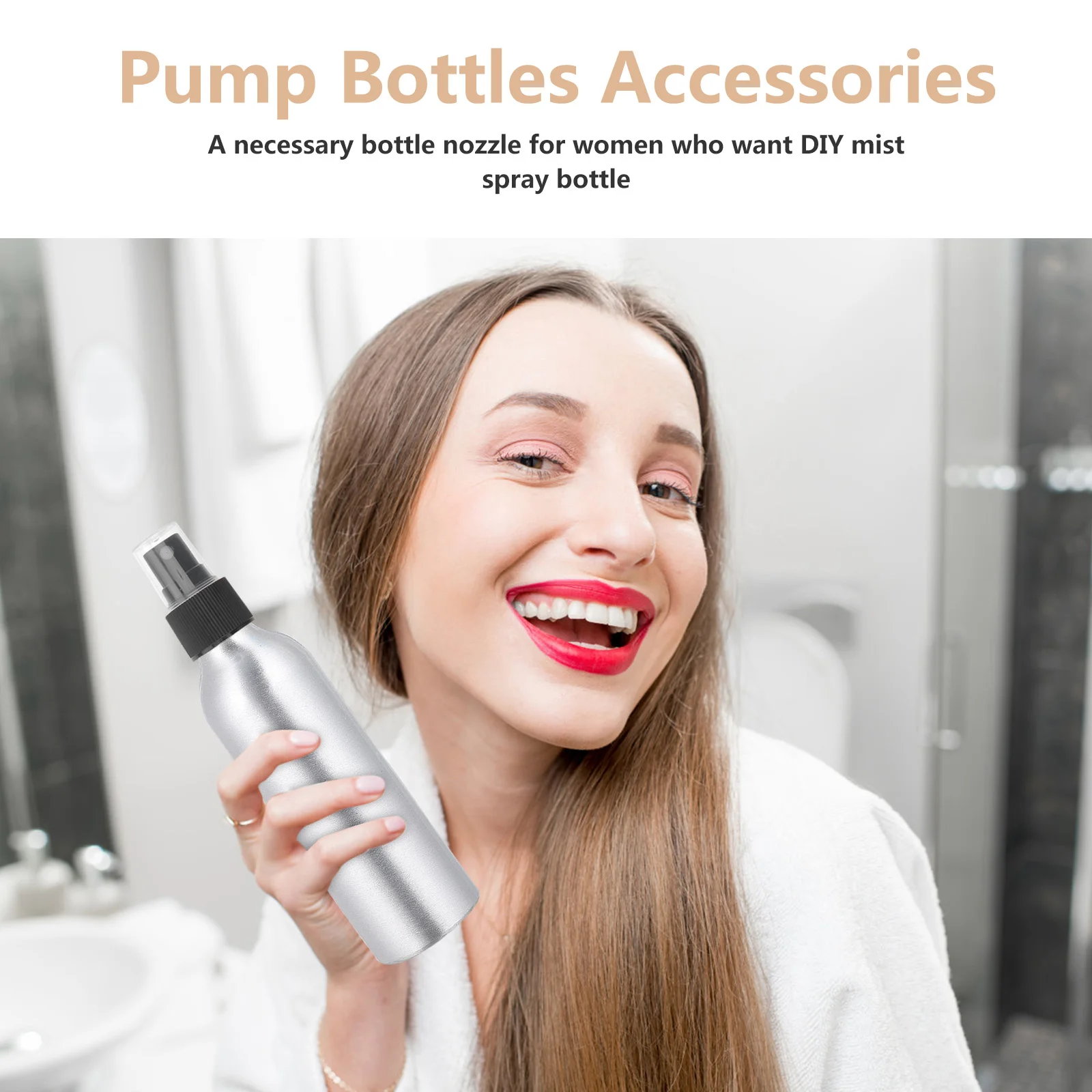 20 個 24 ミリメートルボトルノズル空ポンプアクセサリースプレー香水噴霧器