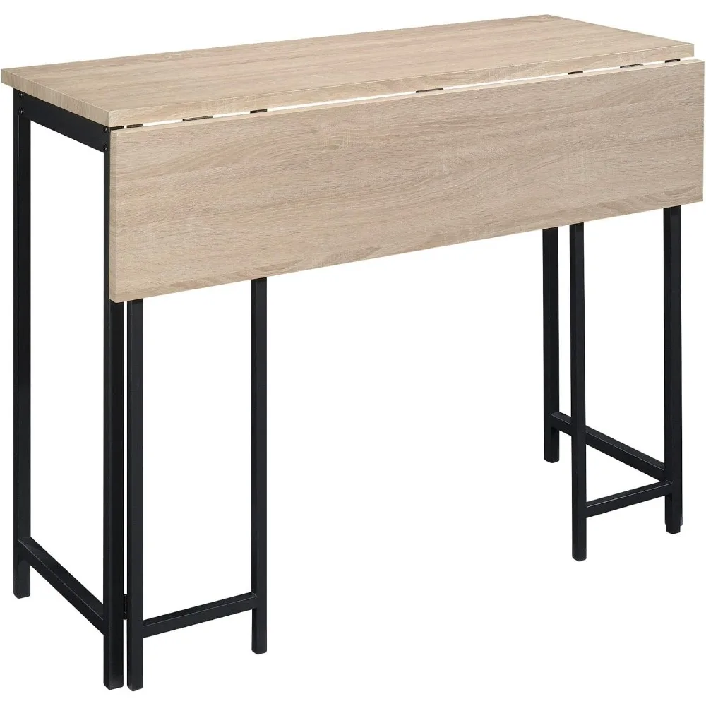 

North Avenue Table with Drop Leaf, L: 47.50" x W: 28.38" x H: 36.13", Charter Oak Finish