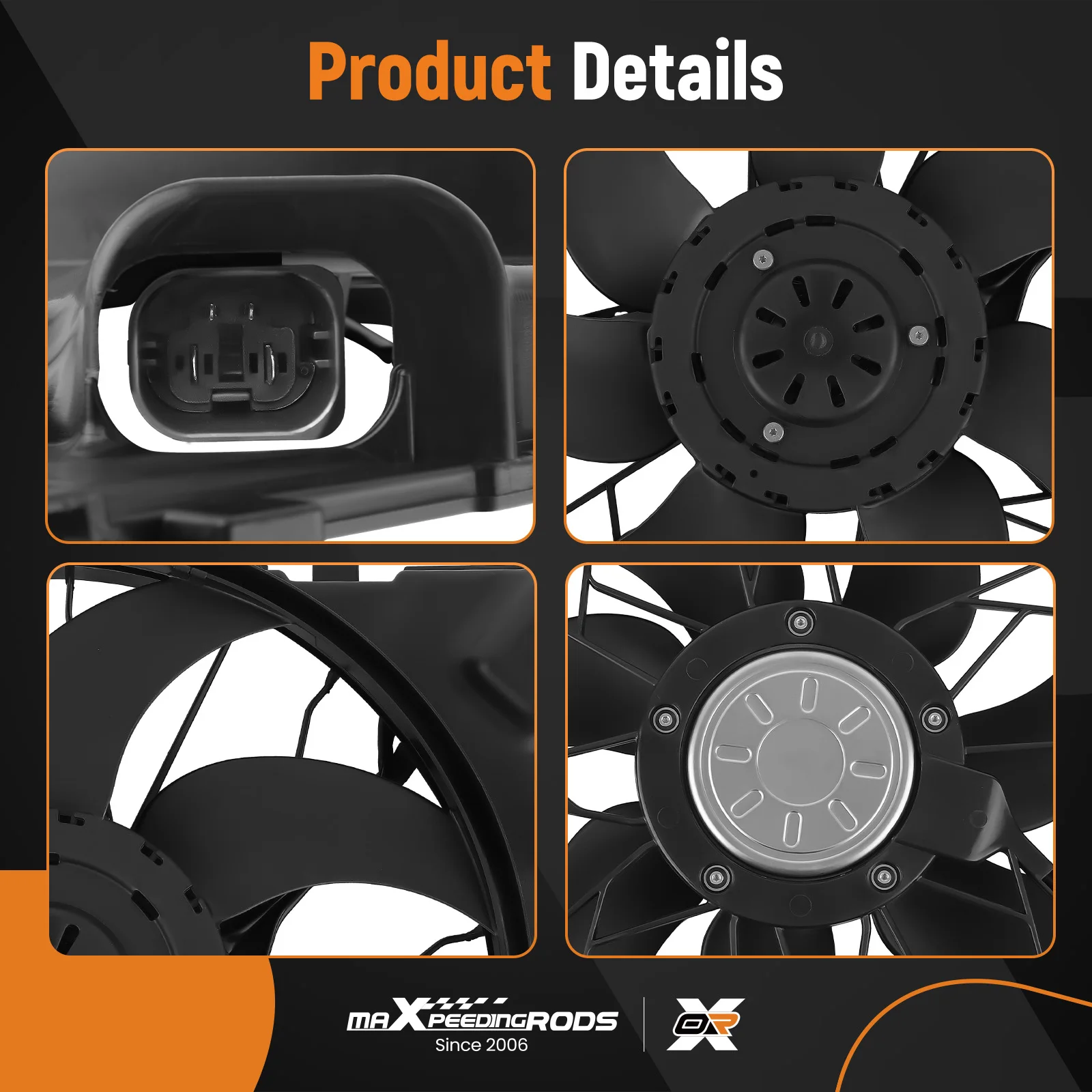 Radiator koelventilator voor Mercedes Benz C230 C240 C320 2035050255 623280