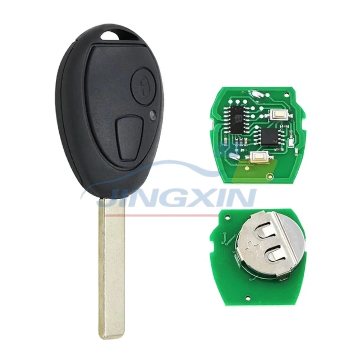 JINGXIN N5FVALTX3 315MHz/433MHz ID73 Chip Remote 2 Button Fob for BMW mini car key R50/ R53 Cooper 2002 2003 2004 2005 With Code