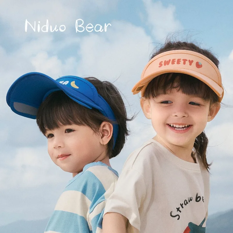 

Children's Sun Hat with Retractable Wide Brim - Summer Sun Protection Hat, UV Protection, Breathable Shade