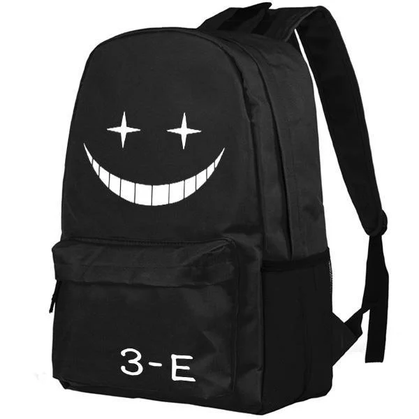 Assassination Classroom Backpack Fashion Cartoon Korosensei Print Backpacks Men Women Student Schoolbag Large Capacity Backpack