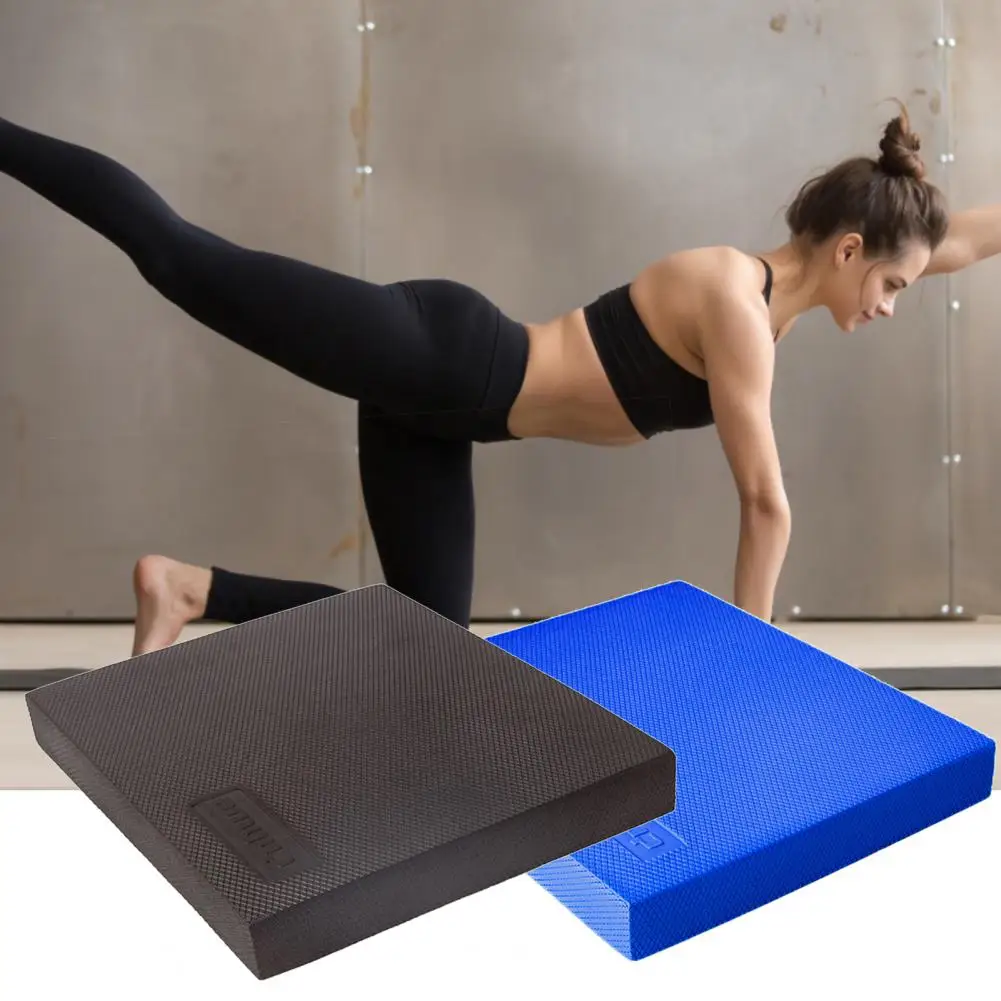 

Fitness Mat High Elasticity Non-slip Cozy Tear Resistant Shock Absorption Slid Color Comprehensive Anti-slip Balance Mat