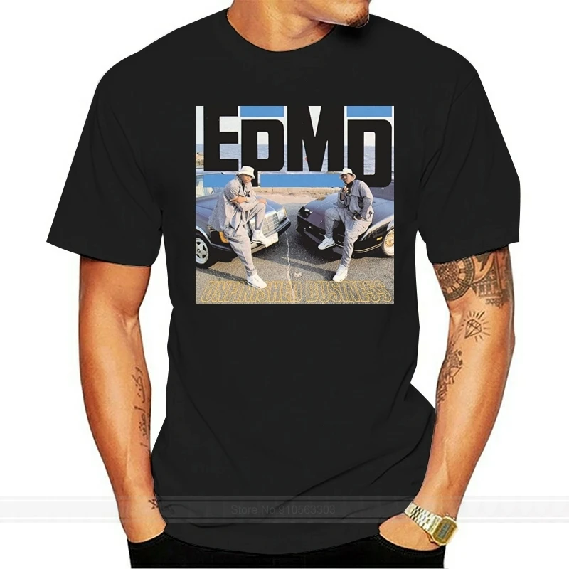 Epmd Unfinished Business Album Cover Men'S Black White T-Shirt Size S-3Xl  Light Tee Shirt