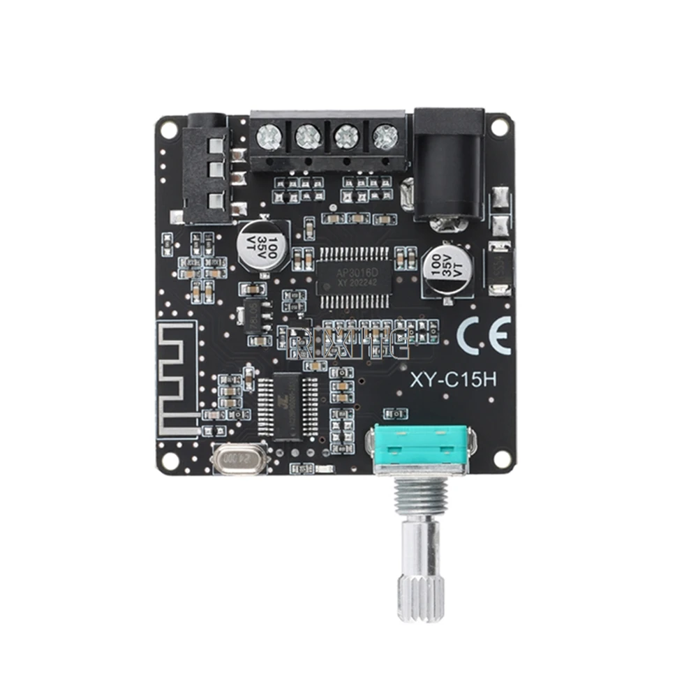 ミニデジタルパワーアンプ,ワイヤレスオーディオ,Bluetooth 5.0,ステレオボード,20wx2,アプリケーション制御アンプ,XY-C15H