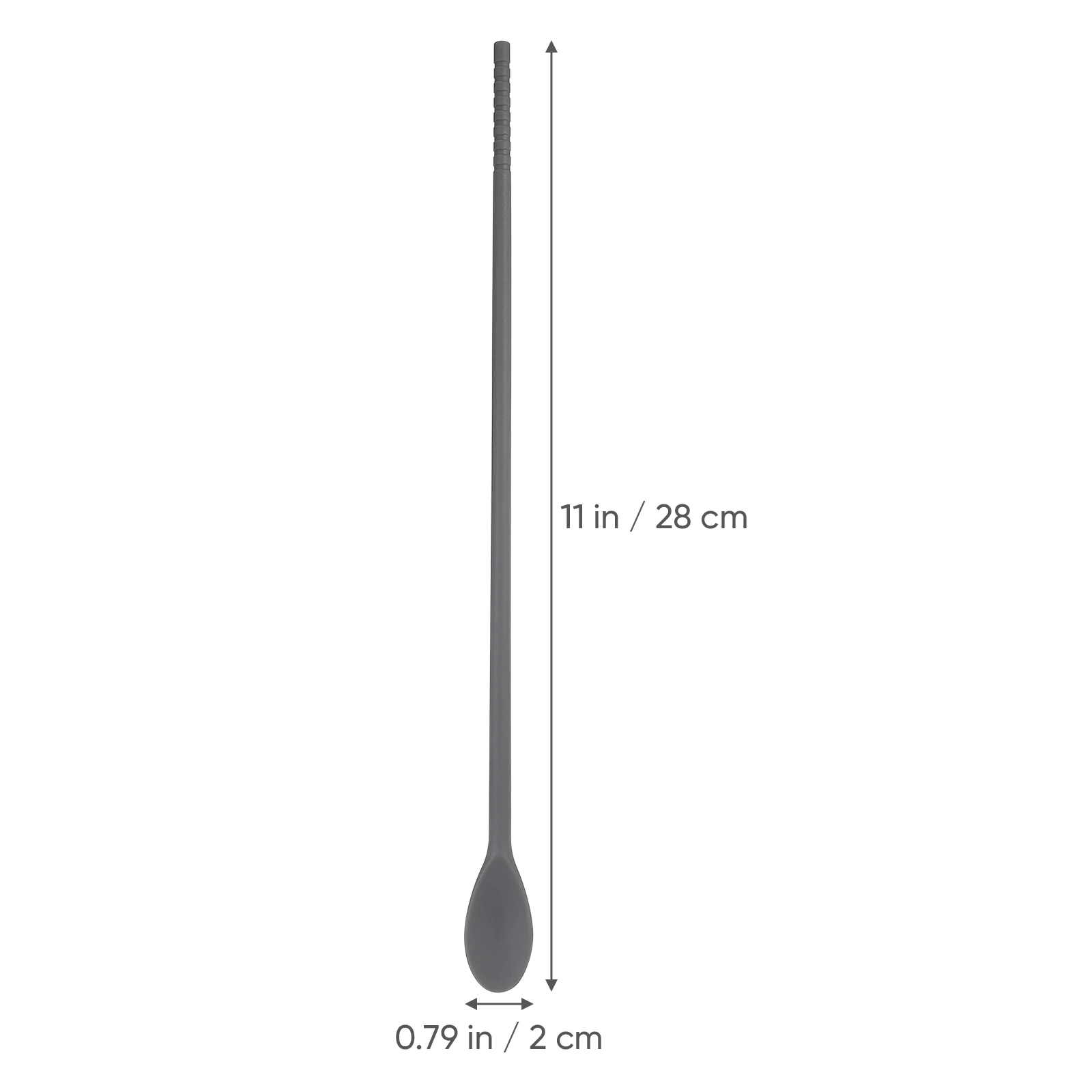 

2Pairs Double Head Silicone Stirring Spoon Multi-Use Beverage Mixing Tool Household Cooking Utensil Bar Stirrer Non-Deform
