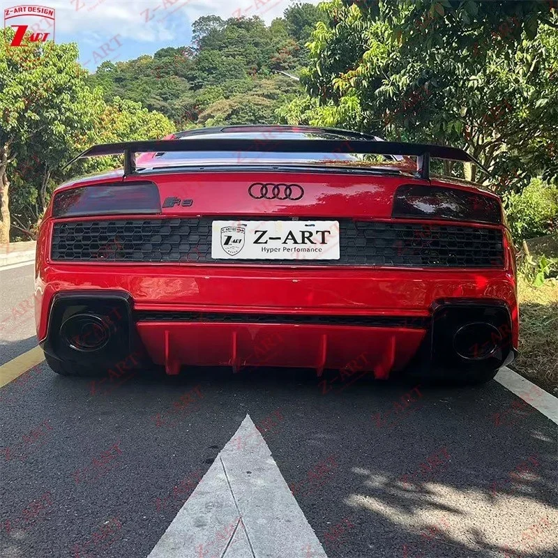 Z-ART R8 Prestaties Body Kit voor R8 MK1 Facelift Bumper Kit voor Audi R8 V8 V10 2007-2015 Oud tot Nieuwe Body Kit