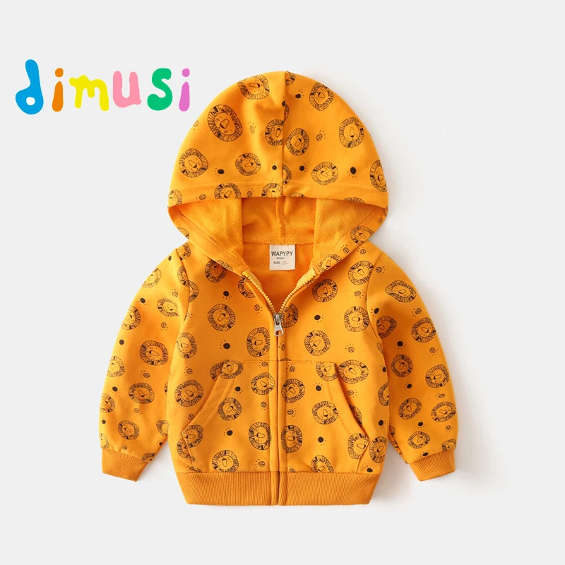 Spring Autumn Boys Hoodie Outdoor Casual Hooded Breathable Kids Cartoon Coat Fashion Slim Fit Sports Jacket Children's Clothing