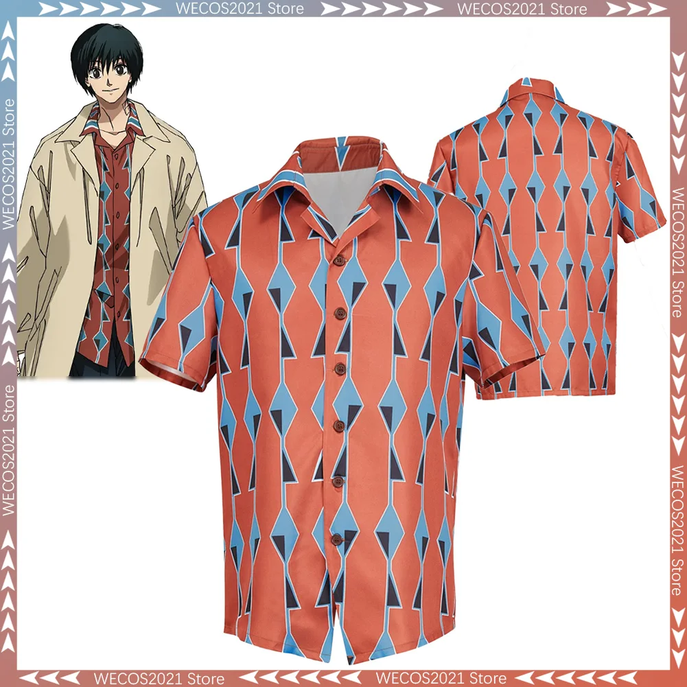 

Anime Days of Sakamoto Costume Nagumo Yoichi Cosplay Fantasy Clothing T-shirt Disguise Adult Men Outfits Male Party Clothes