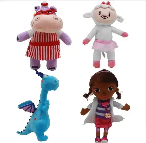 

Anime Plush toy doctor Doc McStuffins Dottie Hippo sheep Animal stuffed Plush doll Children Kids baby gift Hot Sale 28-34cm