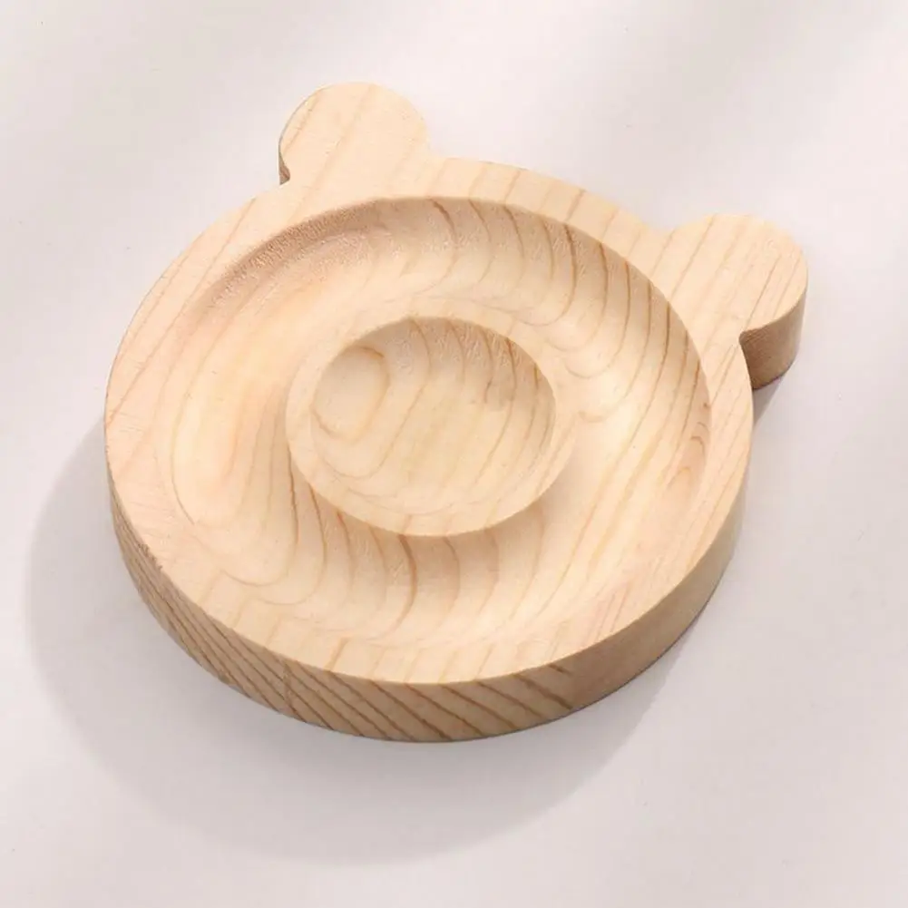 Bracelet Organizer Wooden Ring Bracelet Display Plate with Smooth Edge for Jewelry Serving Tray Bangle Stand Thick Pendant