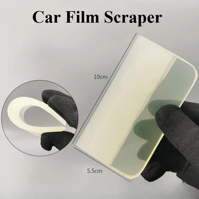 Auto Film Verpackung Werkzeug Film Schaber Fenster Tönung Tapete Schützende Weiche Bull Sehne Auto Glas Sauber Transparent Schaber – Detail 1