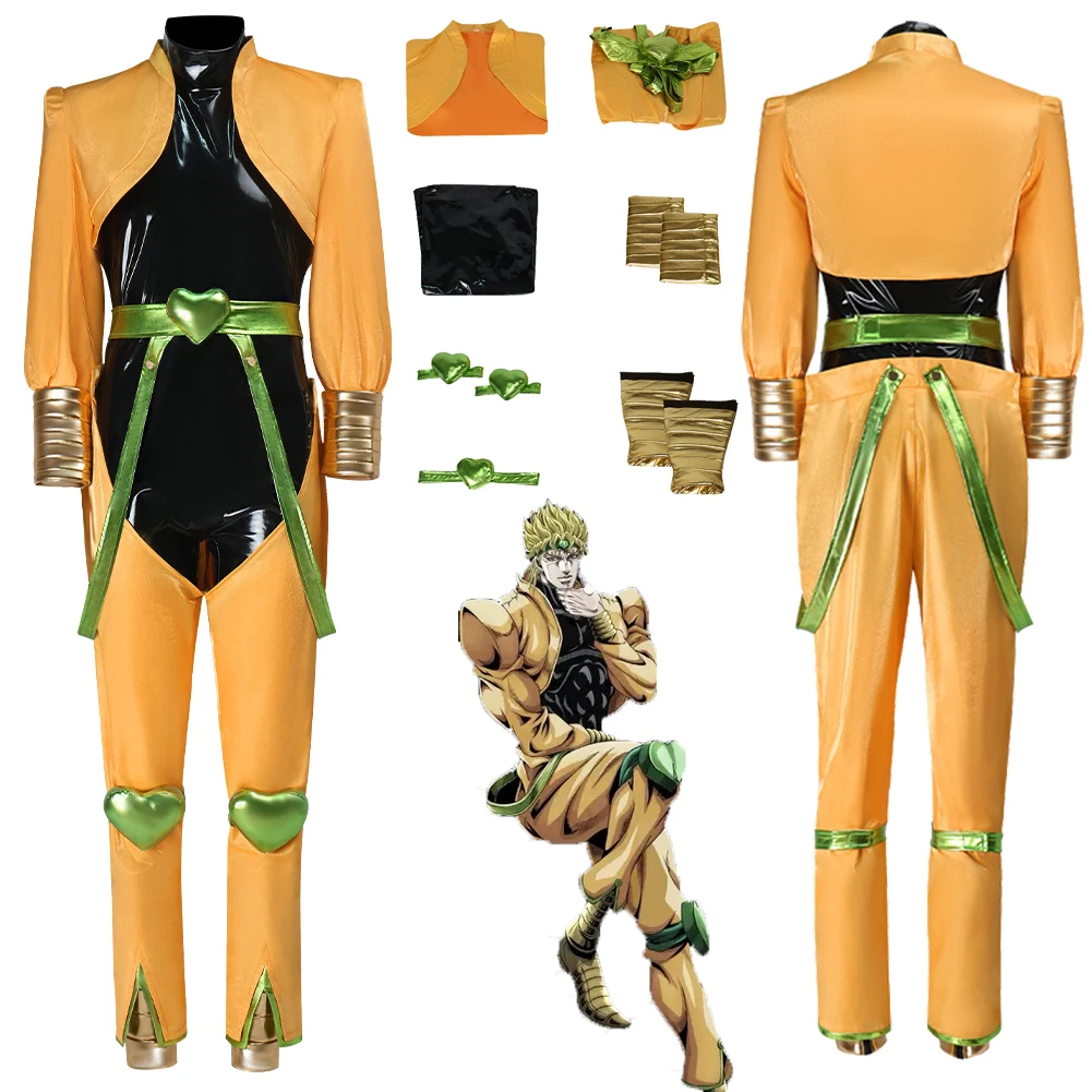 

Anime JoJo Cosplay Bizarre Adventure Cosplay Brandy Clothes Men Party Disguise Outfits Suits Roleplay Halloween Costume Carnival