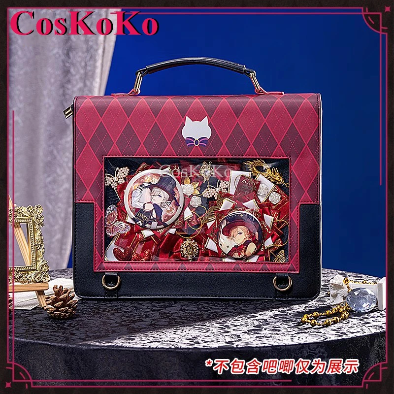 CosKoKo Lyney Cosplay Game Genshin Impact Theme Impression Pack Daily Preppy Commuter Backpack Messenger Bag Fashion Itabag New