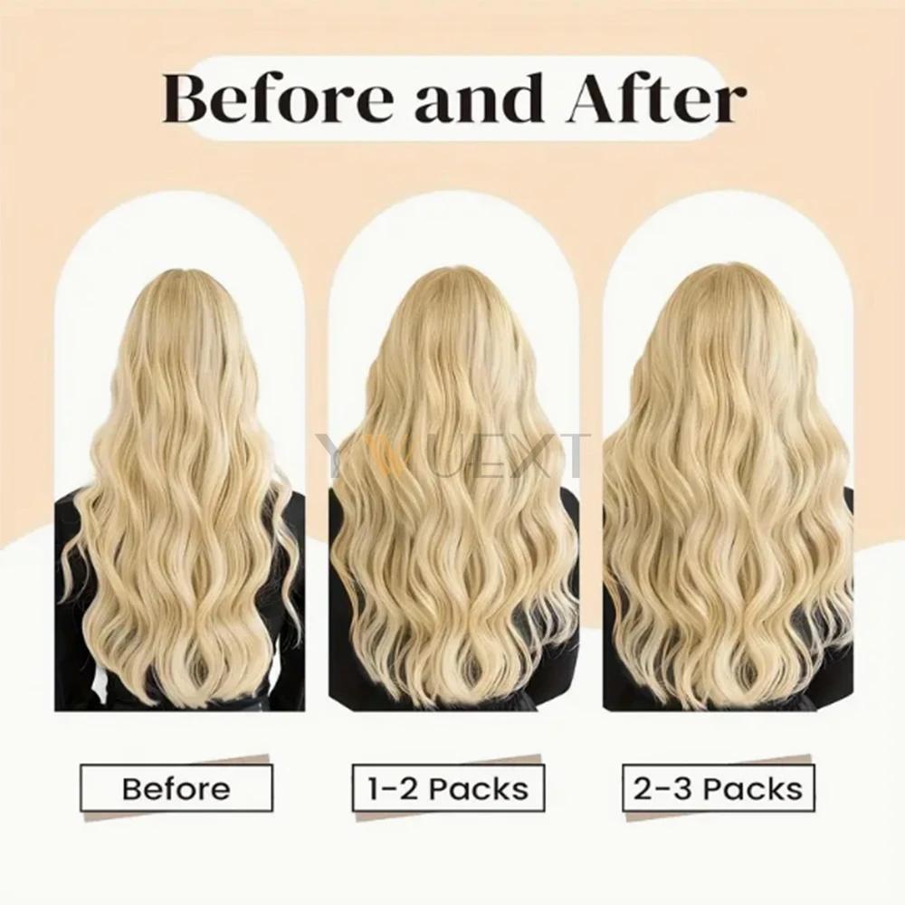 Micro Loop Hair Extensions Real Natural Straight Micro Ring Link Hair 12