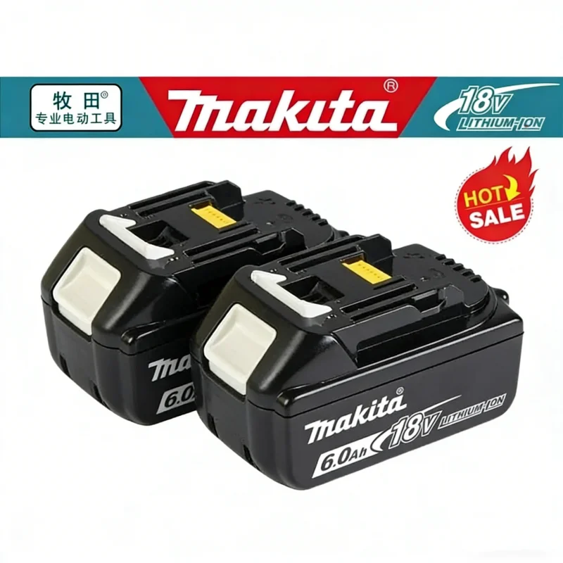 Makita  BL1860 BL1850B BL1850 BL1840 BL1830 BL1890 Screwdriver Battery And Charger Set 18V Replacement Power Tool Batteries