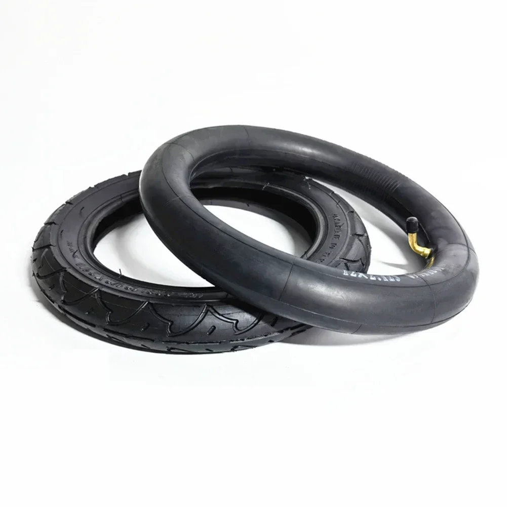12 1/2x2 1/4(57-203) Tyre Inner Tube Fits Baby Carriage Wheelbarrow Scooter Wearproof Rubber Push Chair Outer Tire Replace Parts