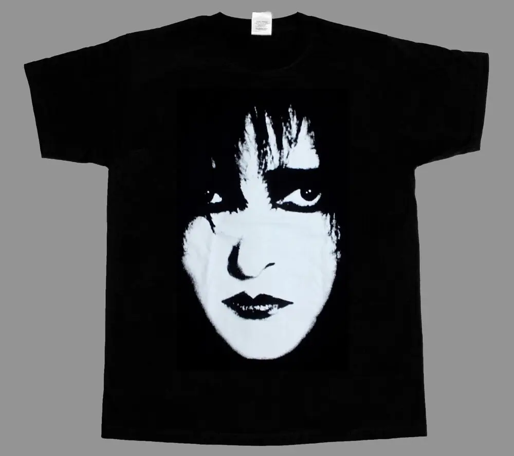 SIOUXSIE AND THE BANSHEES SIOUX FACE POST NEW BLACK  T-SHIRT Y2K tops Unisex Summer Short Sleeve