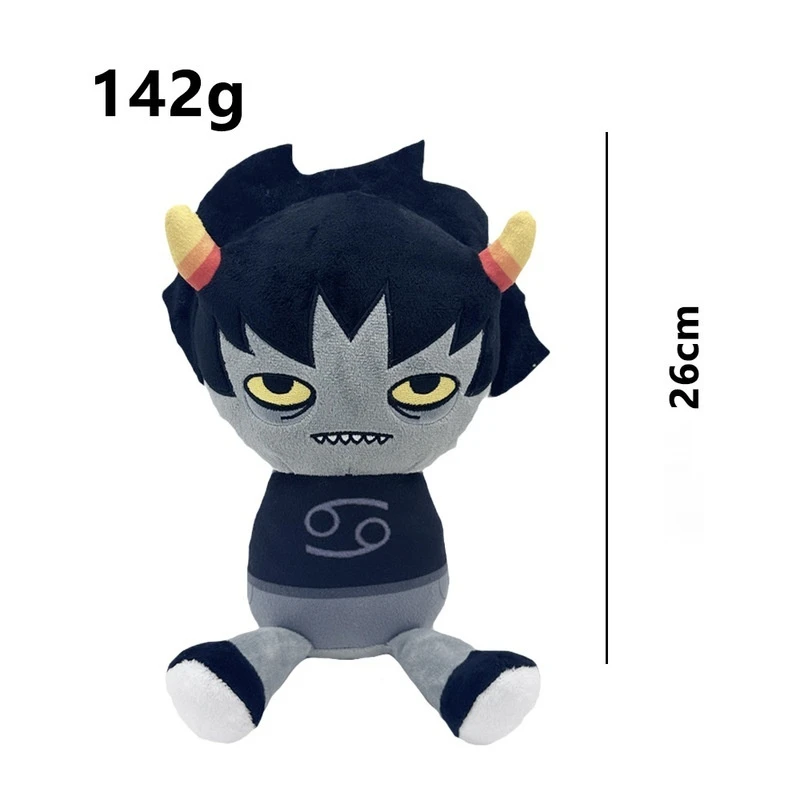 Peluche Inspirée du Dessin Animé Karkat de 26cm pour Enfant Garçon Sans Bras, Jouet Mignon, Décoration de Chambre, Beurre, Cadeaux d'Anniversaire