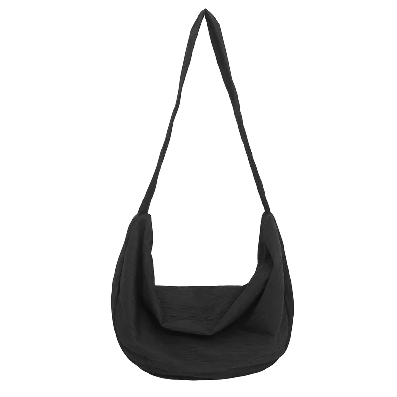 

5pcs Crossbody Bags Women Nylon Plain Large Capacity Pillow Shaped Shoulder Bag Mix Color