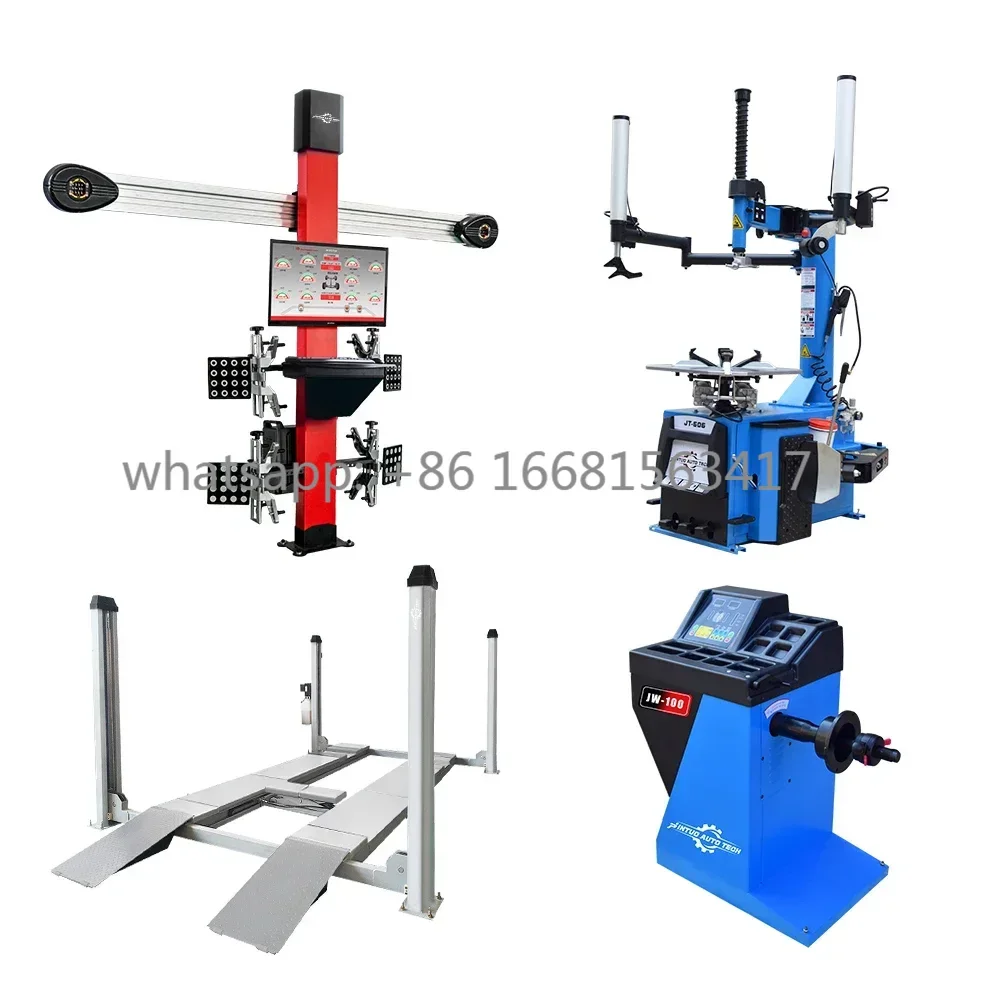 Auto Car Service Equipment Wheel Alignment Four Post Car Lift For Garage And Workshop