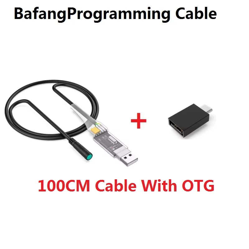 USB Programing Cables for Bafang Mid Drive Kit BBS01 BBS02B BBSHD to Changes PAS Speed Parameters