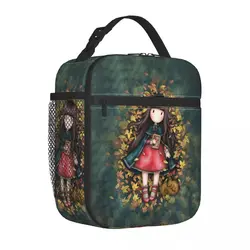 Santoro Gorjuss Doll Insulated Lunch Bags Thermal Bag  Lunch Container Cute Large Tote Lunch Box Food Storage Bags Office Travel