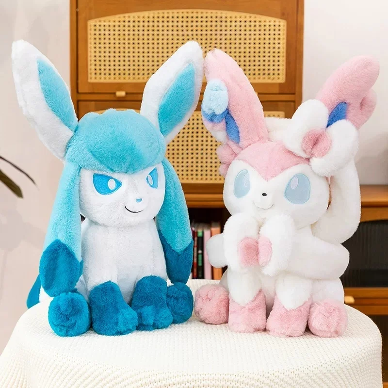 Pokemon Eevee Plüschtiere Weiche Sylveon Leafeon Espeon Umbreon Jolteon Glaceon Gefüllte Anime-Pelüsen Geburtstagsgeschenke