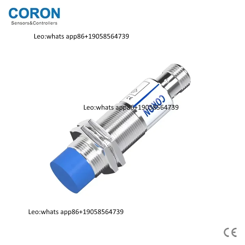CORON Inductive Proximity Sensor Switch CLJ-A18-8APB-G M18 Unshielded Detection Distance 8mm PNP NC Output for Metal Object