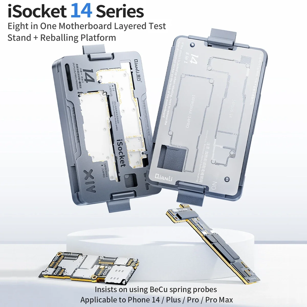 Motherboard Layered Test Fixture And Repair Tools For Phone Series