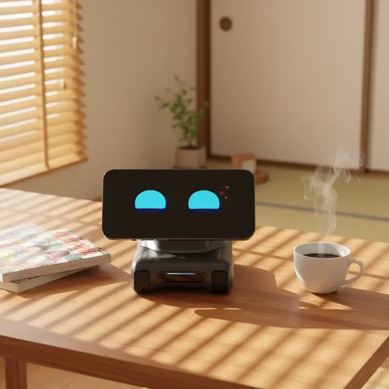 Emotional AI Pet Companion Dog ChatGPT Smart Toy Touchscreen Android 15 Voice and Gesture Control Face Recognition 10W