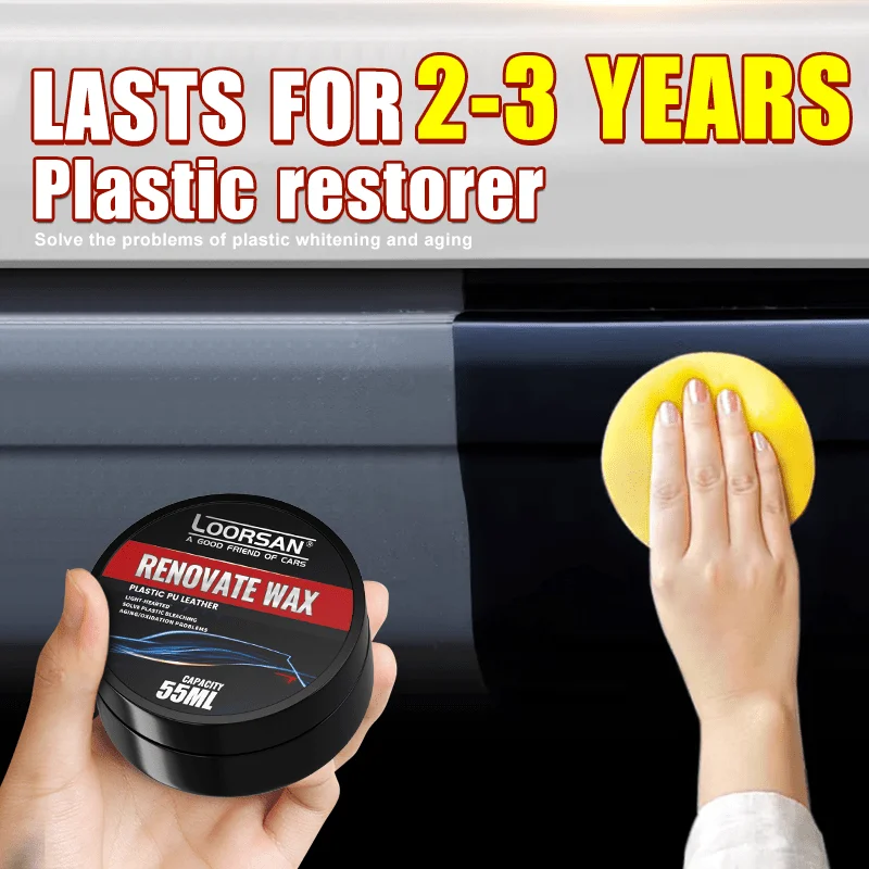 طقم شمع التجديد الداخلي من Loarsan، ترميم لوحة قياس متعددة الوظائف، طلاء كريستال نانو للأجزاء البلاستيكية، #2