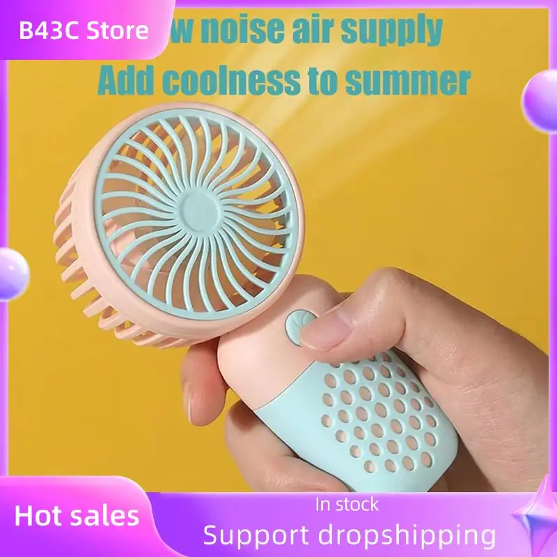 

B14C Cute Handheld Charging Fan Portable Mini USB Fan Small Pocket-Sized Cooling Devie
